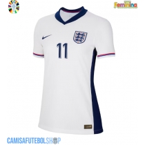 Camisa de time de futebol Inglaterra Phil Foden #11 Replicas 1º Equipamento Feminina Europeu 2024 Manga Curta